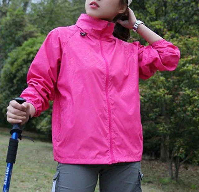 Hommes Femmes Vestes de randonnée à séchage rapide Imperméable Protection solaire