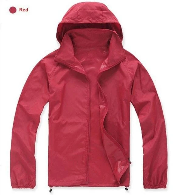 Hommes Femmes Vestes de randonnée à séchage rapide Imperméable Protection solaire