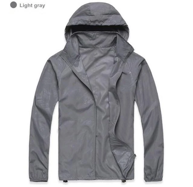 Hommes Femmes Vestes de randonnée à séchage rapide Imperméable Protection solaire
