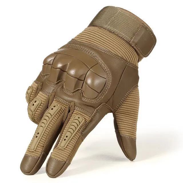 Écran tactile dur Knuckle tactique gants PU cuir armée militaire combat