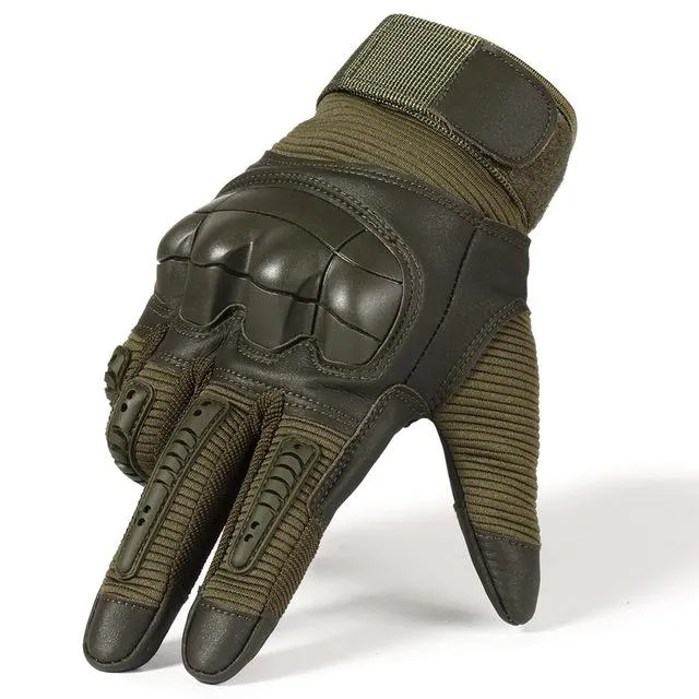 Écran tactile dur Knuckle tactique gants PU cuir armée militaire combat