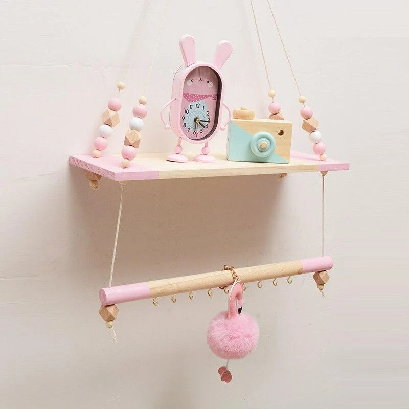 Ornement suspendu fait à la main accessoires de décoration de la maison femme Figurine artisanat perles faites à la main cintre bijoux étagère cadeaux de mariage décoration crochet