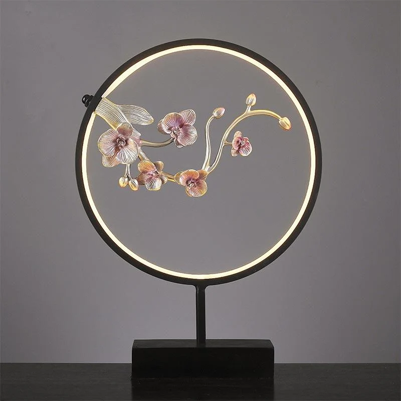 Style chinois accueille pin résine artisanat ornements décoration de la maison accessoires Feng Shui porche ornements photographie accessoires