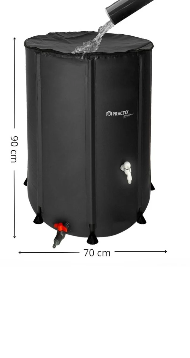 Réservoir d'eau de pluie pliable - 350 L