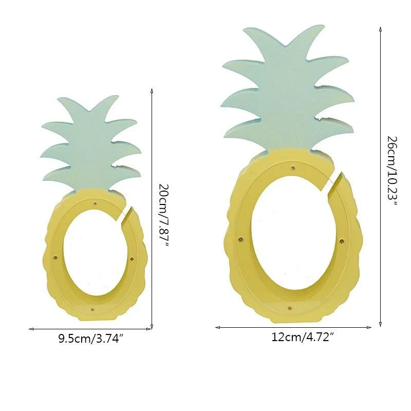 Main Freeshipping Maison Sculpture Creative Décoration de La Maison Accessoires Mignon Ananas Tirelire Photographie Props Cadeaux Pour Enfants