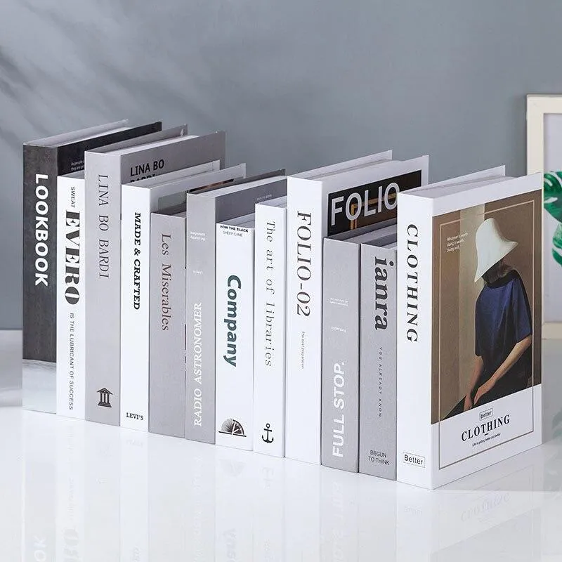Simple Moderne Style Nordique Faux Livre Modèle Simulation Livre Décoration Accessoires Creative Salon Bibliothèque Décoration Décor À La Maison