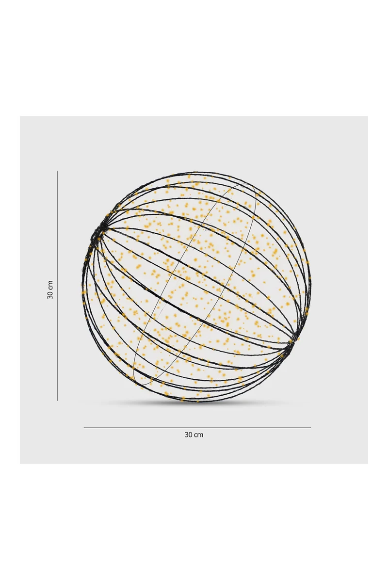Boule lumineuse intelligente pour intérieur et extérieur - Medium 30cm