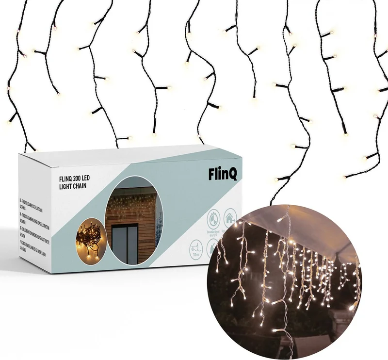 Guirlande lumineuse Blanc chaud - 144 LED