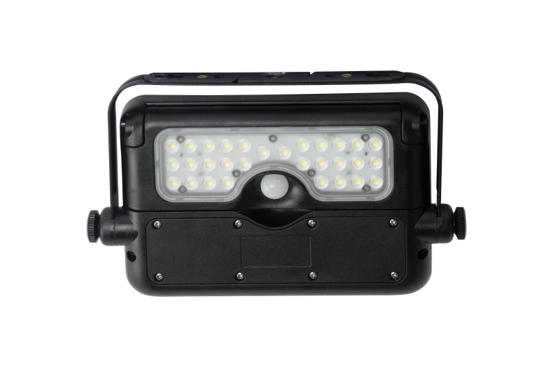 FlinQ Solar LED Floodlight 5W - Projecteur à énergie solaire - Lampe d'extérieur - IP65 - Lumière vive avec détecteur de mouvement