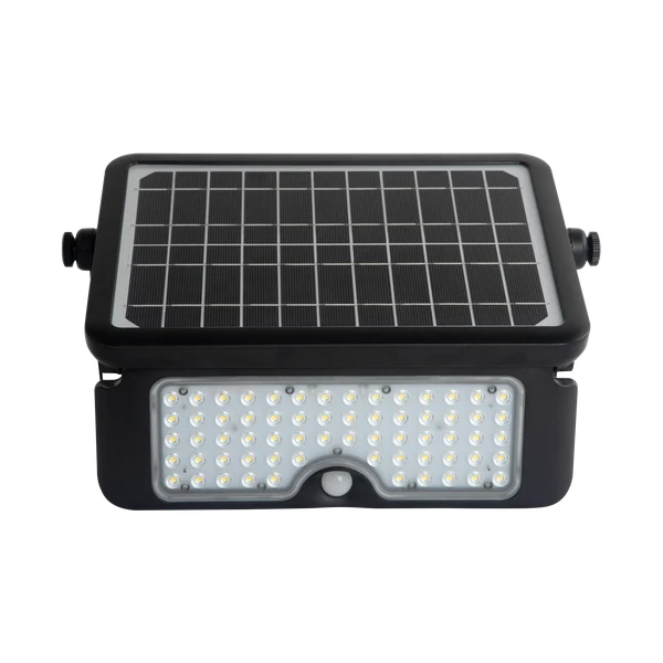 Solar LED Floodlight 10W - Projecteur à énergie solaire - Lampe d'extérieur - IP65 - Lumière vive avec détecteur de mouvement