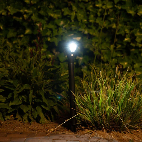 Lot de 2 lampes solaires Spike - Éclairage d'allée de jardin