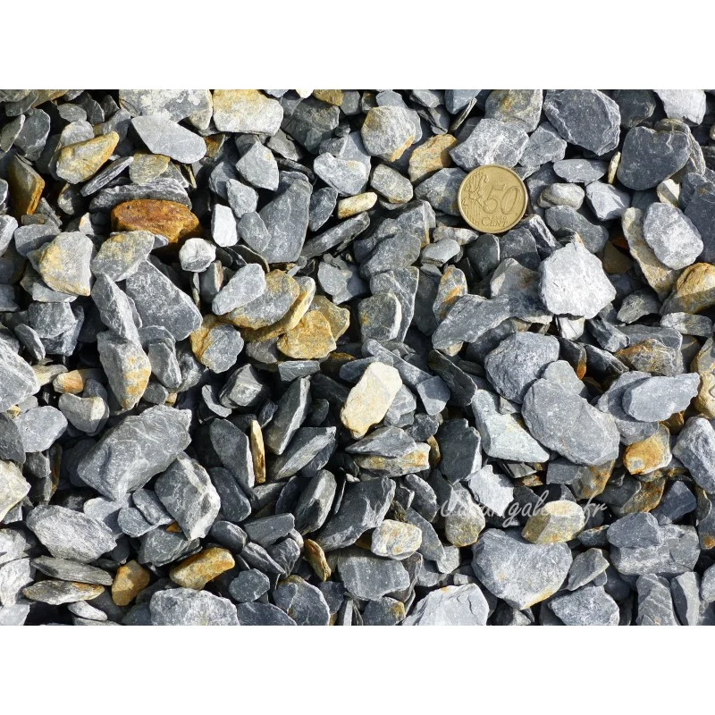 Paillage d'ardoise grise 10/30