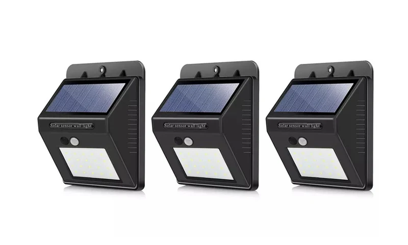 Lampe LED Solaire Avec Capteur De Mouvement 120°