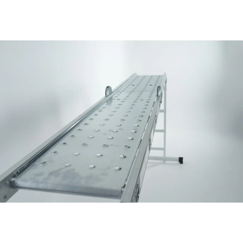 Echelle multifonction pliable 4 x 4 marches - hauteur 4.6 m + plateformes