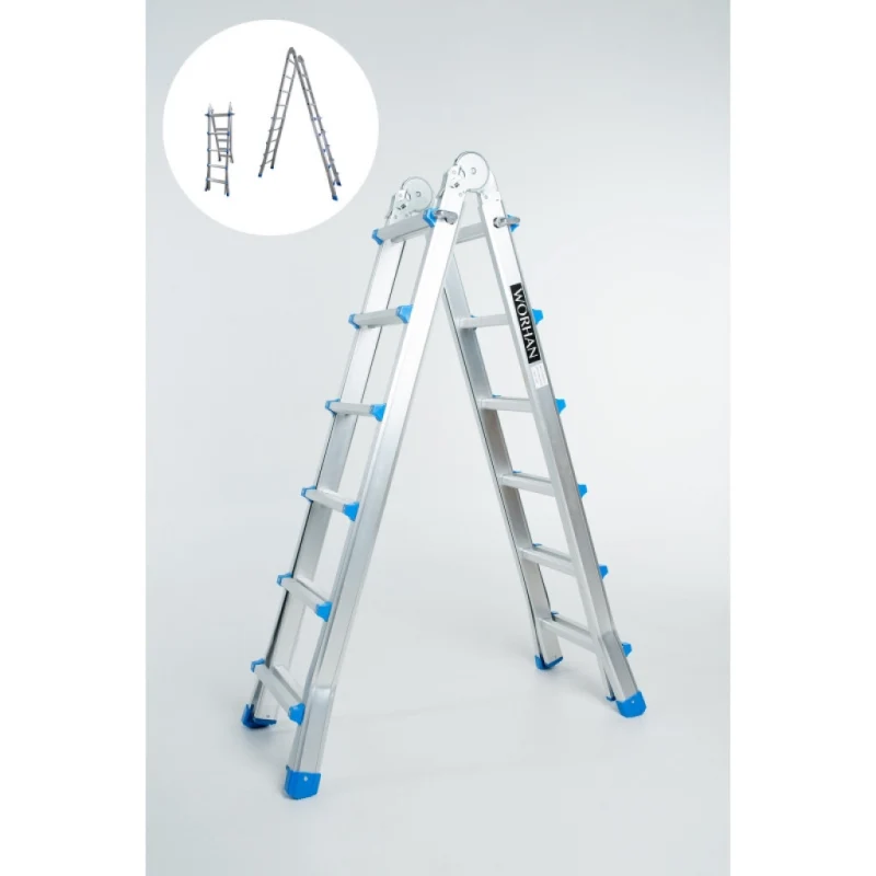 Echelle multifonction semi télescopique, hauteur 5.87m