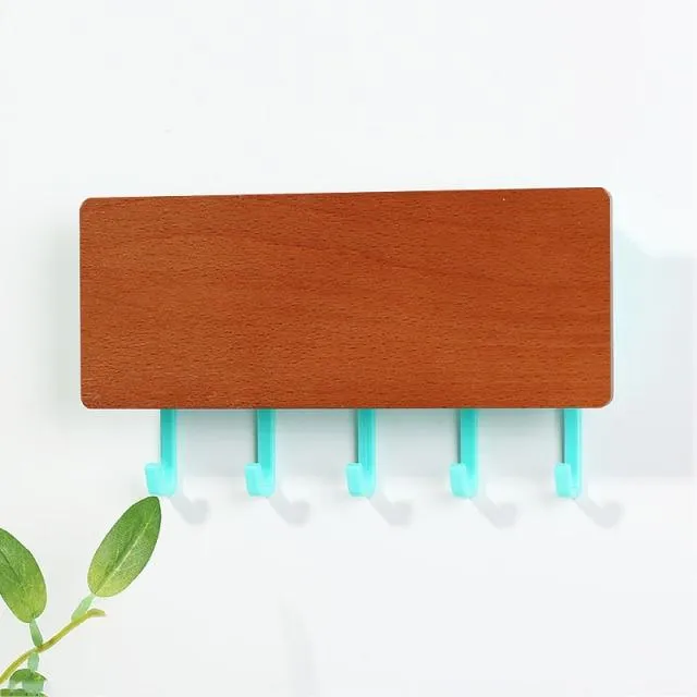 Multifonction Divers Boîte De Rangement Crochet En Bois Conteneur Gain De Place Prateleira Cintre Organisateur Porte-clés Crochets Étagère Murale