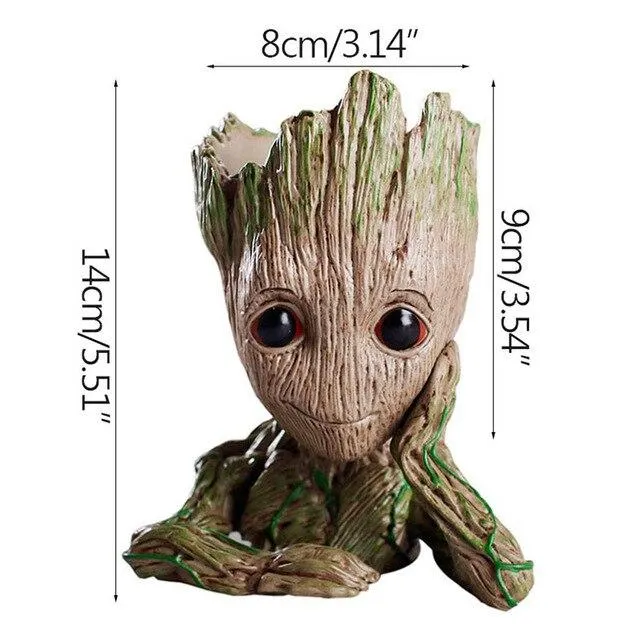 Drôle Groot Plantes Pot Avec Amour Coeur Maison Ornements De Bureau Décoration Accessoires Fille Ami Cadeaux Figurines Décor À La Maison