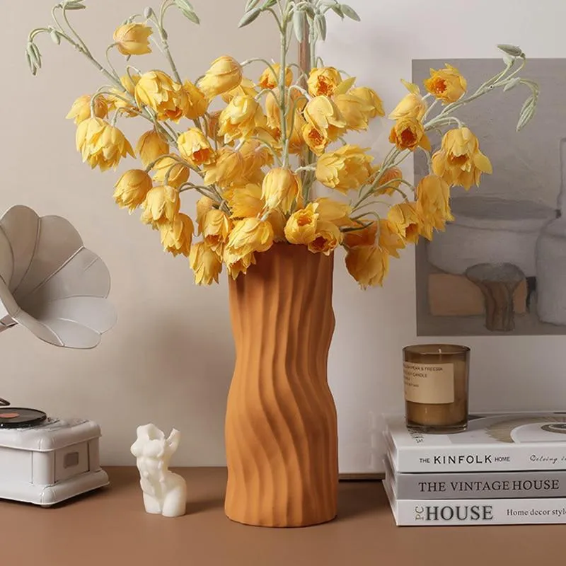 Vase moderne européen maison salon décoration accessoires Morandi Art Vases meuble TV balcon décor ameublement ornement