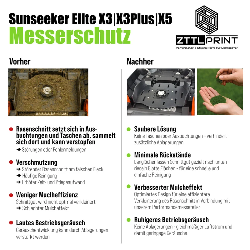 Sunseeker X3 / X5 Mähroboter Performance Technikset EVOlution MK4