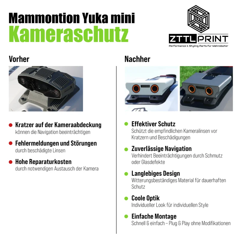 Mammotion Yuka mini Mähroboter Performance Komplettpaket Spikes