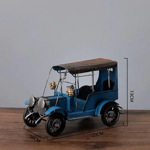 Nostalgique rétro fer créatif artisanat voiture modèle décoration de la maison ornements Locomotive collecte Figurines cadeaux d'anniversaire