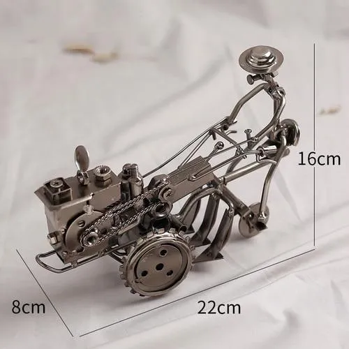Nostalgique rétro fer créatif artisanat voiture modèle décoration de la maison ornements Locomotive collecte Figurines cadeaux d'anniversaire