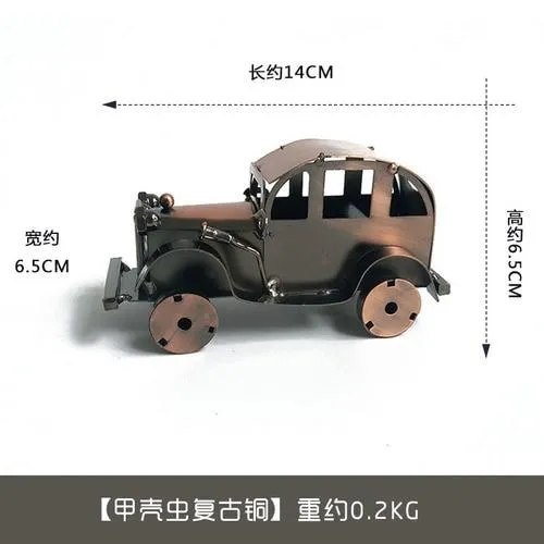 Nostalgique rétro fer créatif artisanat voiture modèle décoration de la maison ornements Locomotive collecte Figurines cadeaux d'anniversaire