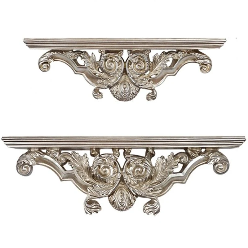 Supports de stockage tridimensionnels en résine de tenture murale créative européenne étagère de séparation salon décoration murale support d'articles divers
