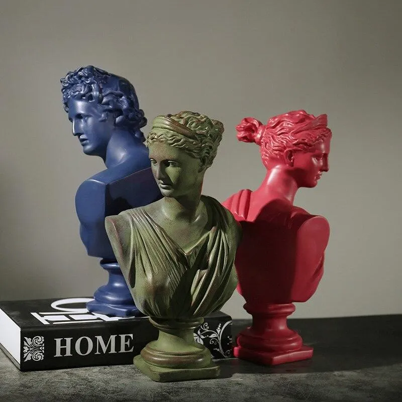 Artisanat à la main croquis personnage Statue abstraite David Sculpture modèle pour la décoration de la maison accessoires vitrine décoration accessoires