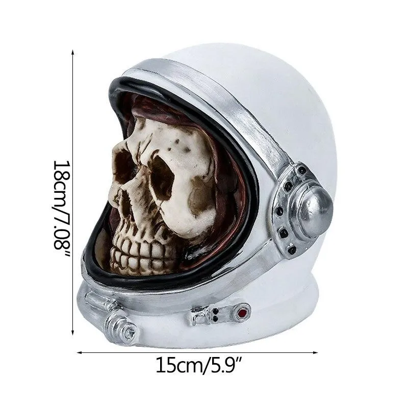Figurines de crâne d'astronaute créatif décoration de bureau créatif ornement accessoires de décoration de la maison tirelire Spacemen Artware