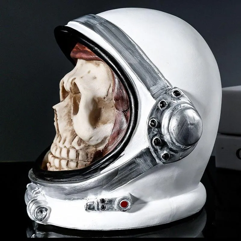 Figurines de crâne d'astronaute créatif décoration de bureau créatif ornement accessoires de décoration de la maison tirelire Spacemen Artware