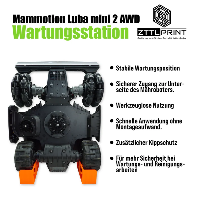 Mammotion Luba mini AWD + Yuka mini Mähroboter Performance Smart Wartungsstation