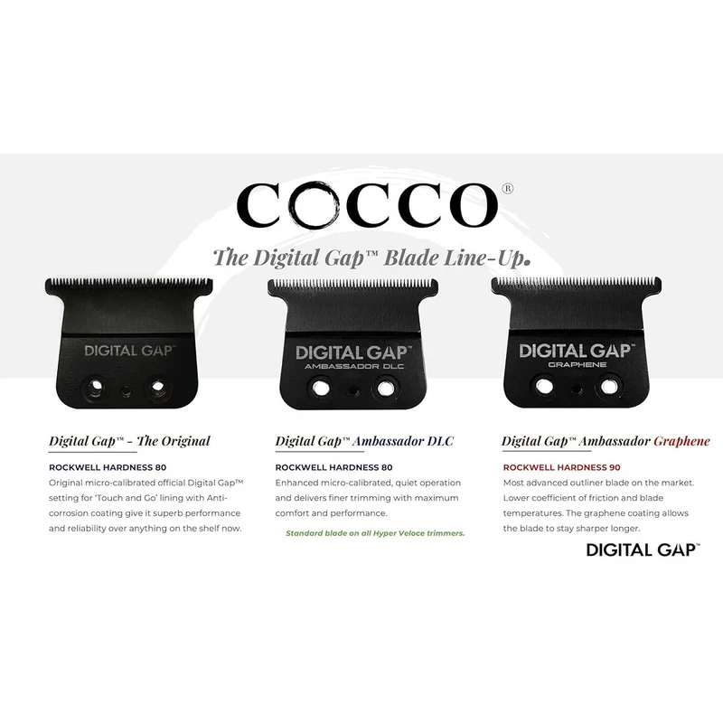 Cocco Veloce Pro Pearl White Trimmer - Tondeuse De Finition DIGITAL GAP.