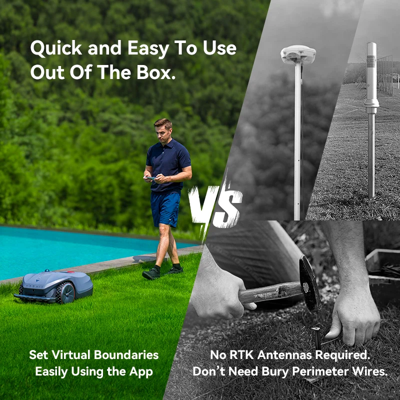 HOOKII Neomow X Robotic Lawn Mower with 3D LiDAR SLAM 2025 Version