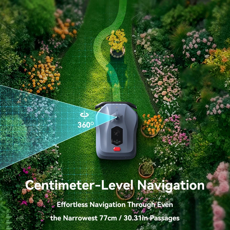 HOOKII Neomow X Robotic Lawn Mower with 3D LiDAR SLAM 2025 Version