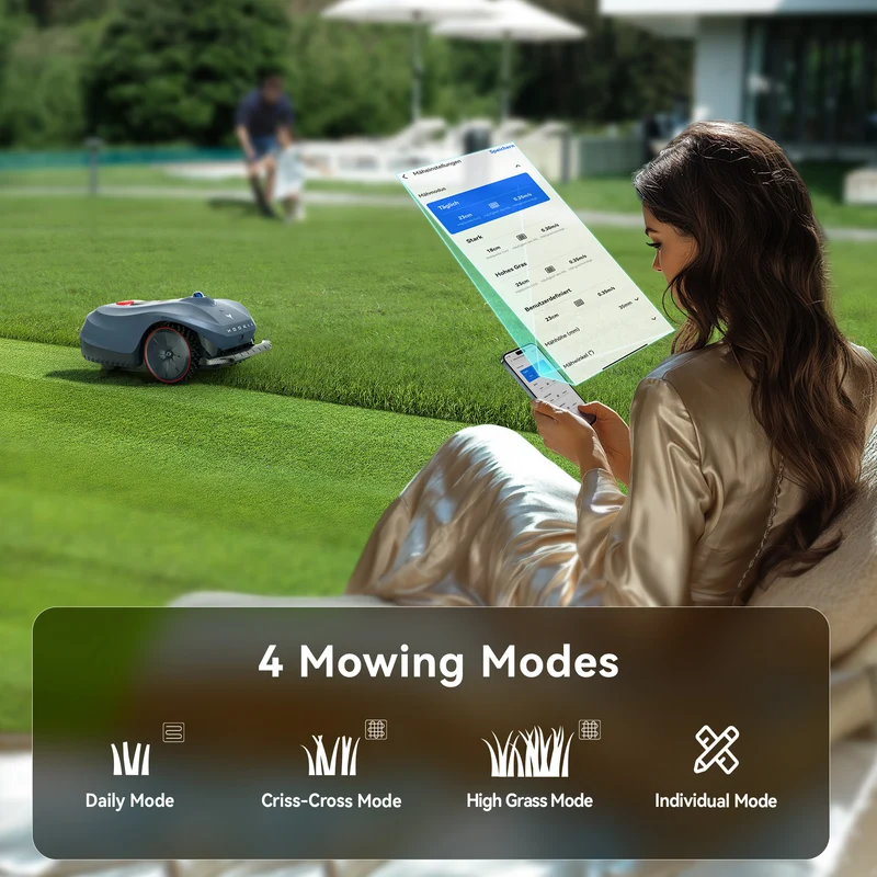 HOOKII Neomow X Robotic Lawn Mower with 3D LiDAR SLAM 2025 Version