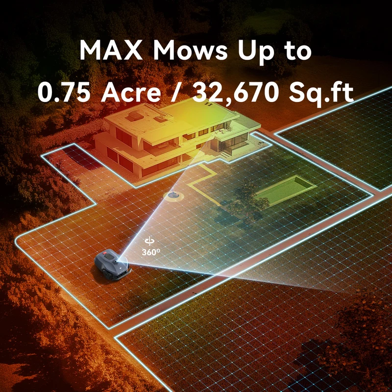 HOOKII Neomow X Robotic Lawn Mower with 3D LiDAR SLAM 2025 Version