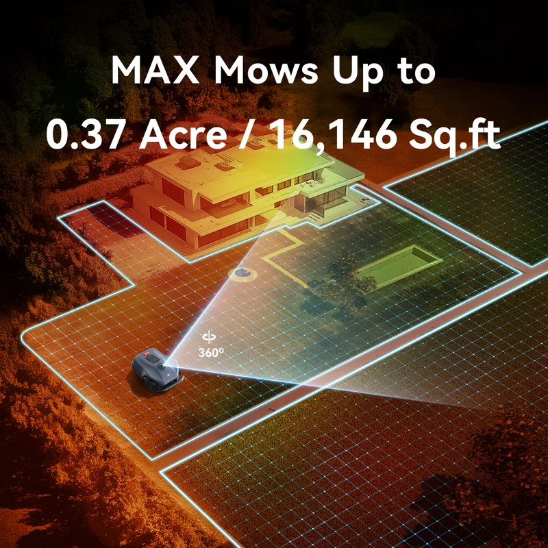 HOOKII Neomow X Robotic Lawn Mower with 3D LiDAR SLAM 2025 Version