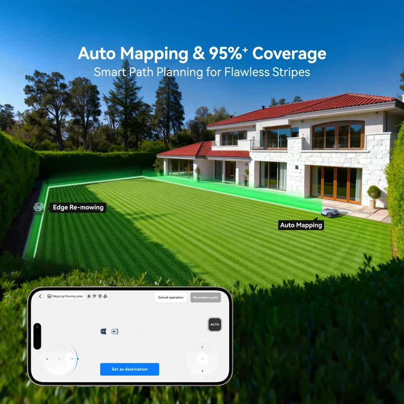 HOOKII Neomow X 2 Robotic Lawn Mower with 3D LiDAR and AI Vision System