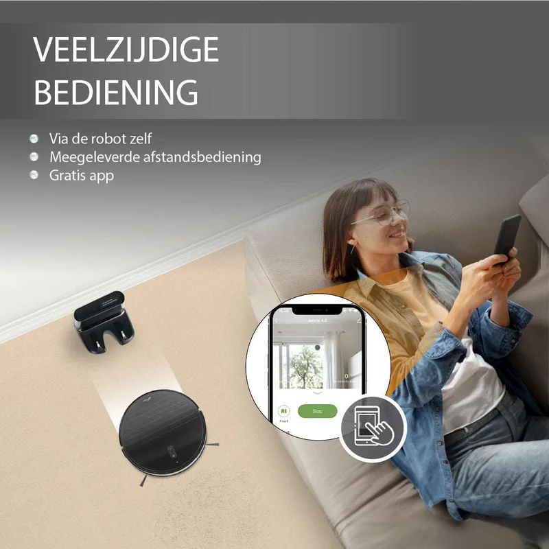 Robotstofzuiger Jannie 4.1
