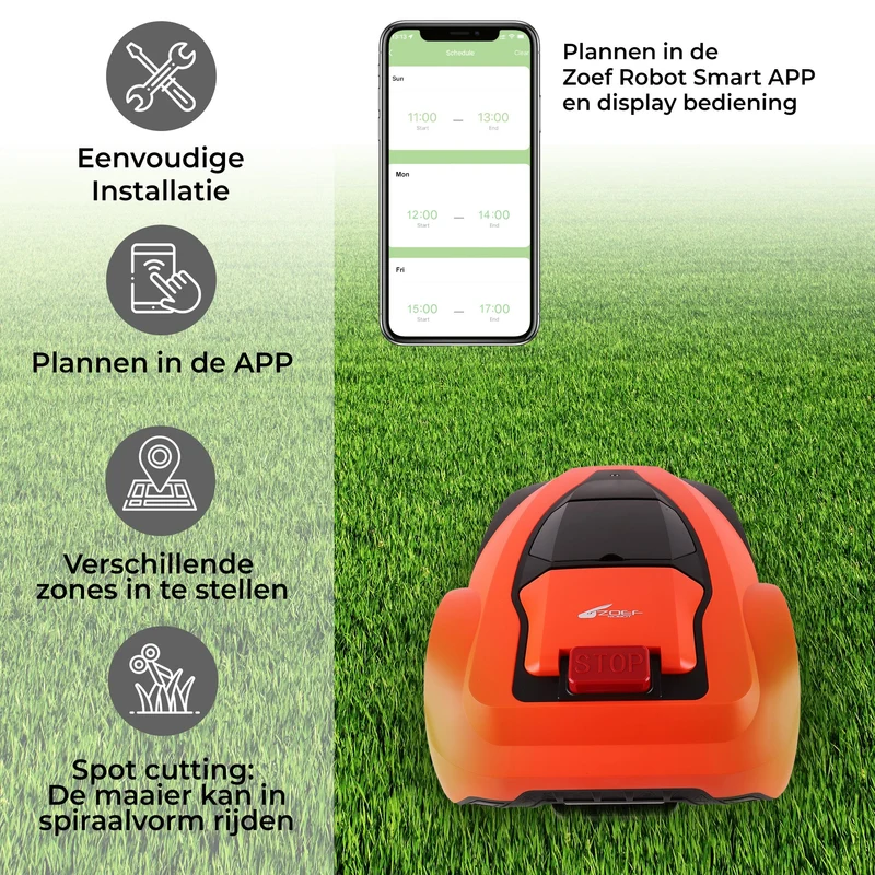 Robotmaaier Betsie met App <1400 m2