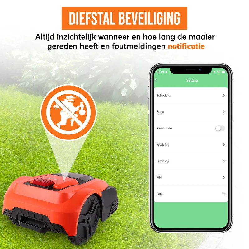 Robotmaaier Betsie met App <1400 m2