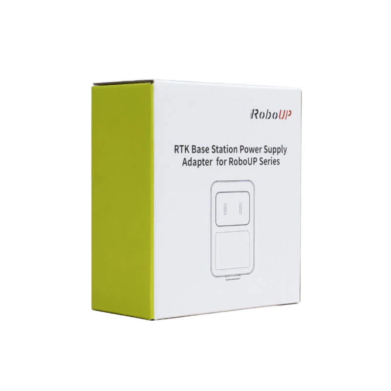 Adaptateur secteur RTK RoboUP - Câble 1m, Alimentation indépendante pour station RTK, Installation flexible et Signal stable