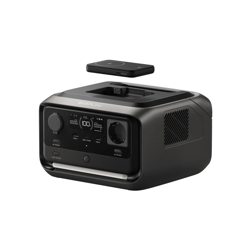 Station électrique portable EcoFlow RIVER 3 Plus (sans fil) (Reconditionnée)