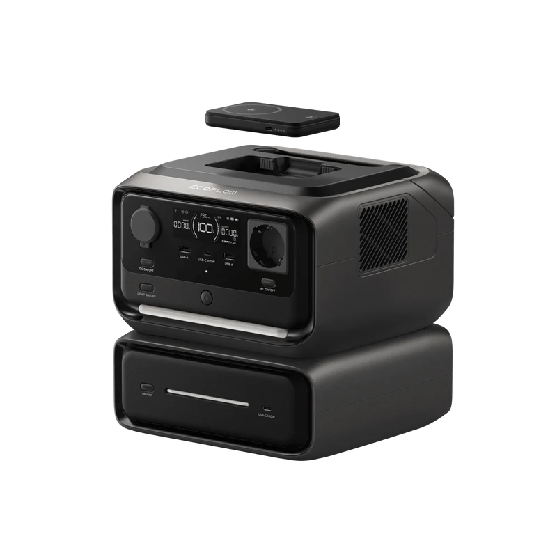Station électrique portable EcoFlow RIVER 3 Plus (sans fil) (Reconditionnée)