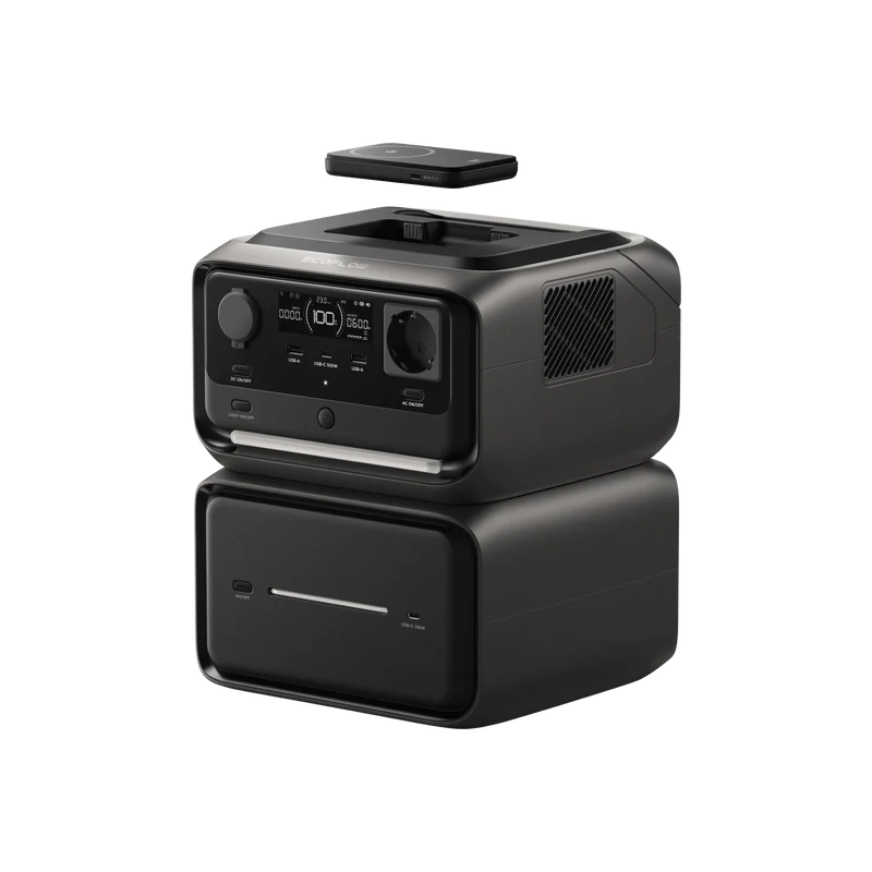 Station électrique portable EcoFlow RIVER 3 Plus (sans fil) (Reconditionnée)