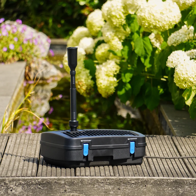 BluFilter 1011 - Pompe de bassin avec kit filtre, 11W UV-c et kit fontaine