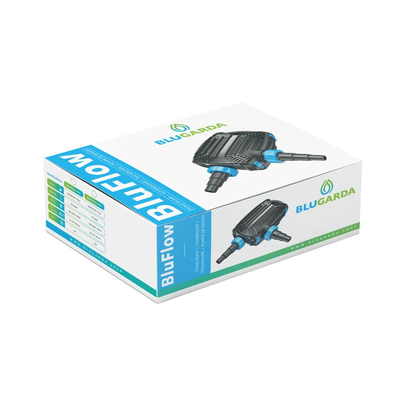 BluFlow 10.000 - Pompe de filtration économe en énergie pour bassin - 10.000 l/h - 80 watts