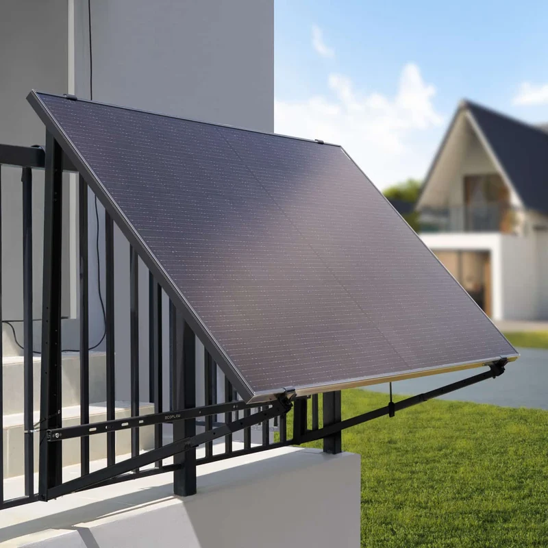 Support solaire EcoFlow réglable au sol et suspendu