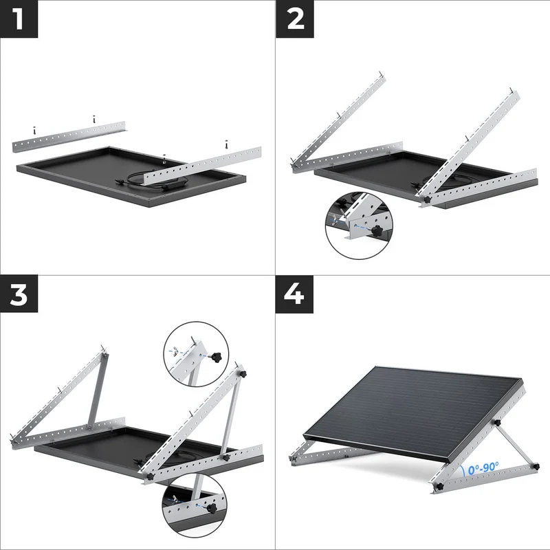 Support solaire réglable EcoFlow 28 pouces (71 cm)